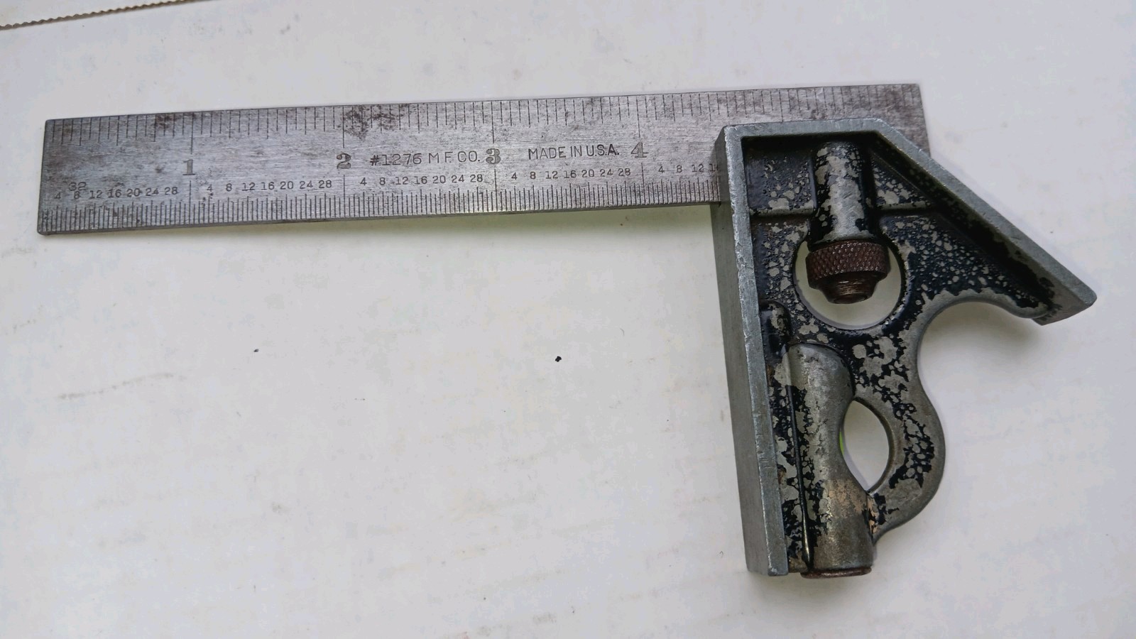 Vintage MF Co #1276 Combination Square 6″ inch Made in USA
