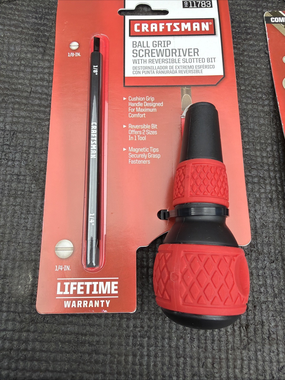 Sears Craftsman Nos Phillips & Flat 12156 11783 Ball Grip Screwdriver Set 2pcs