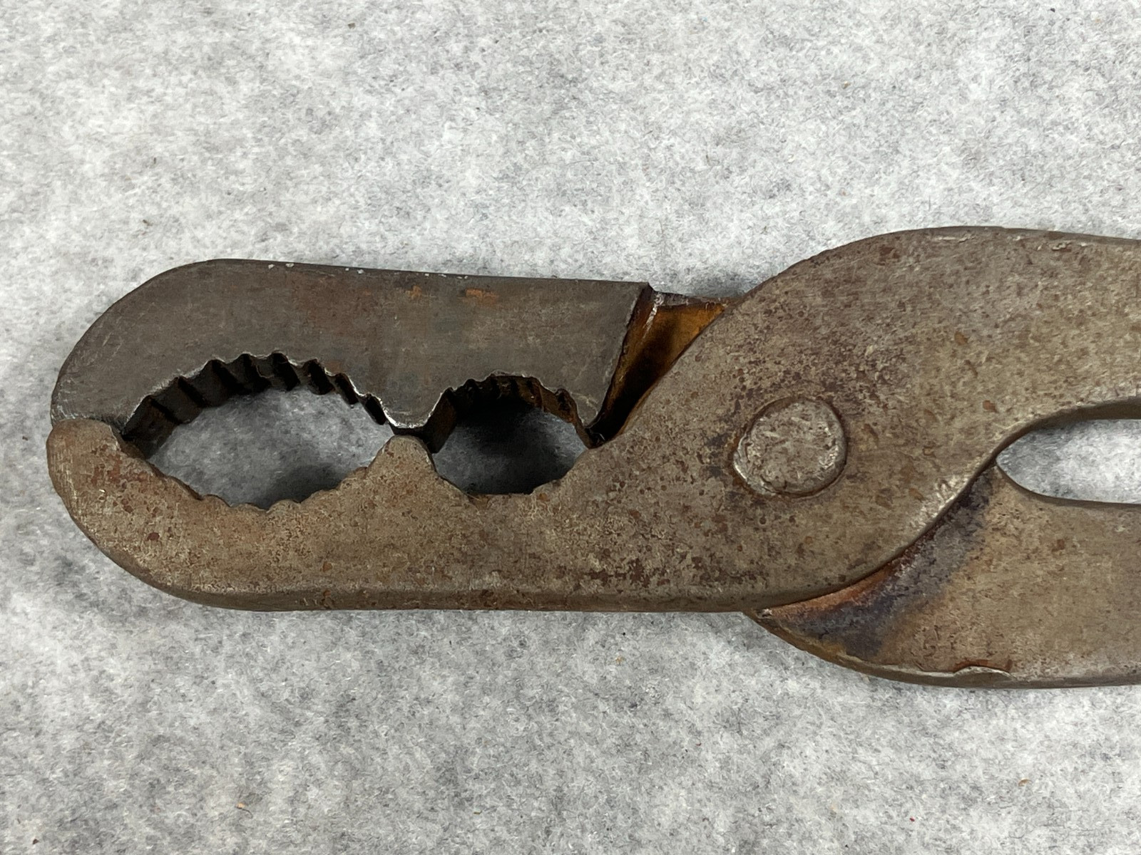 Vintage P. S. & W. Co. Forged Steel 8” Gas Burner Pliers