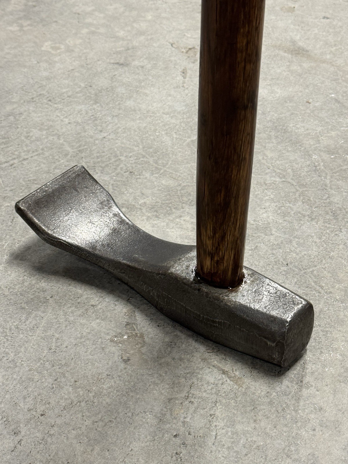 Vintage Ken-Tool Akrono T-11C Duck Billed Tire Hammer w/ 23” Custom Handle NICE!
