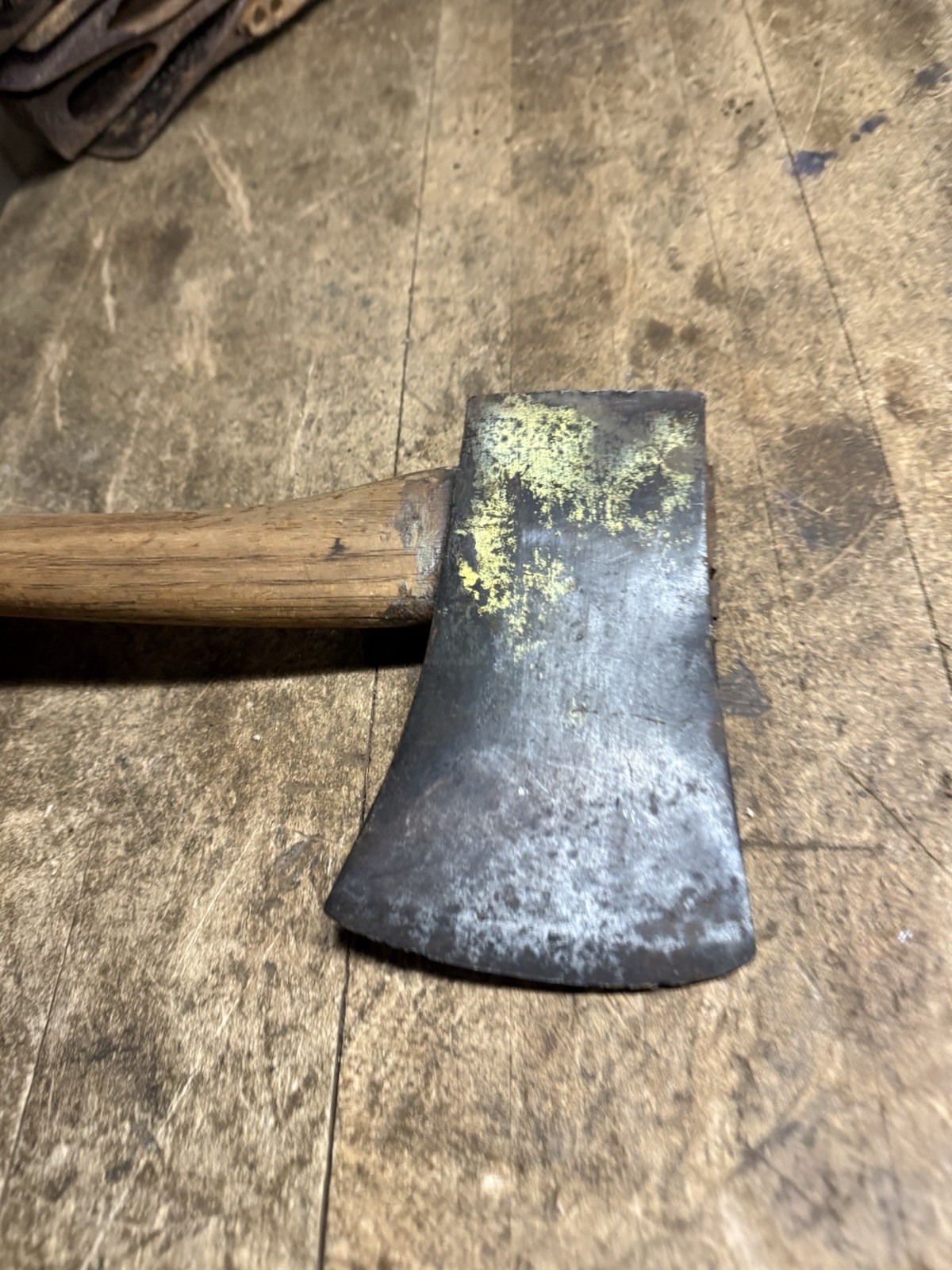 VTG 3Lb Boys Axe Hatchet Tool True Temper Flint Edge Kelly Works Wood Handle USA