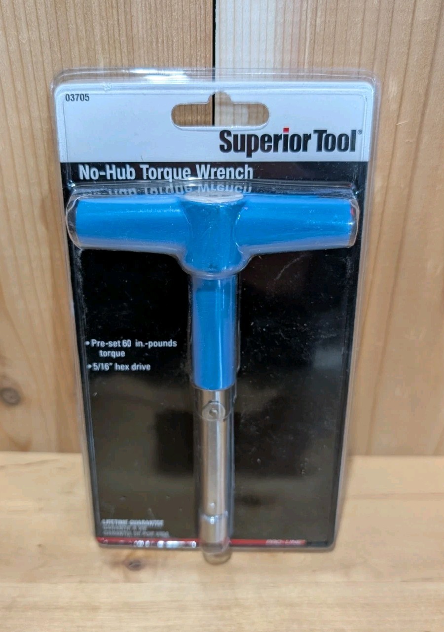 Superior Tool 03705 No-Hub Torque Wrench 5/16″