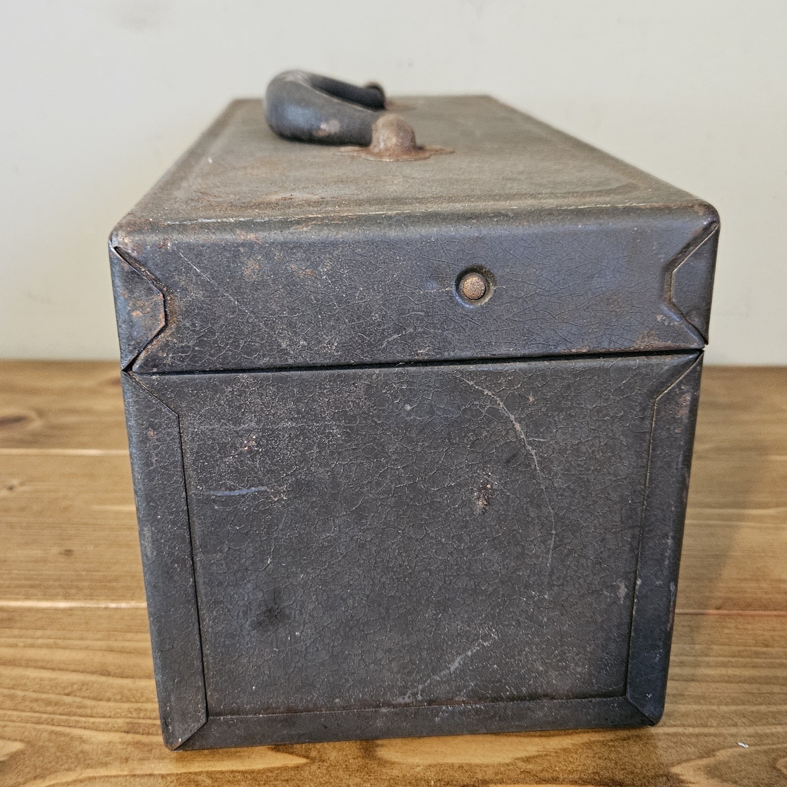 S-K Tools Tool Box SK w/Tray Metal Handle Sherman Klove USA Vintage 14″x6″x6.5″