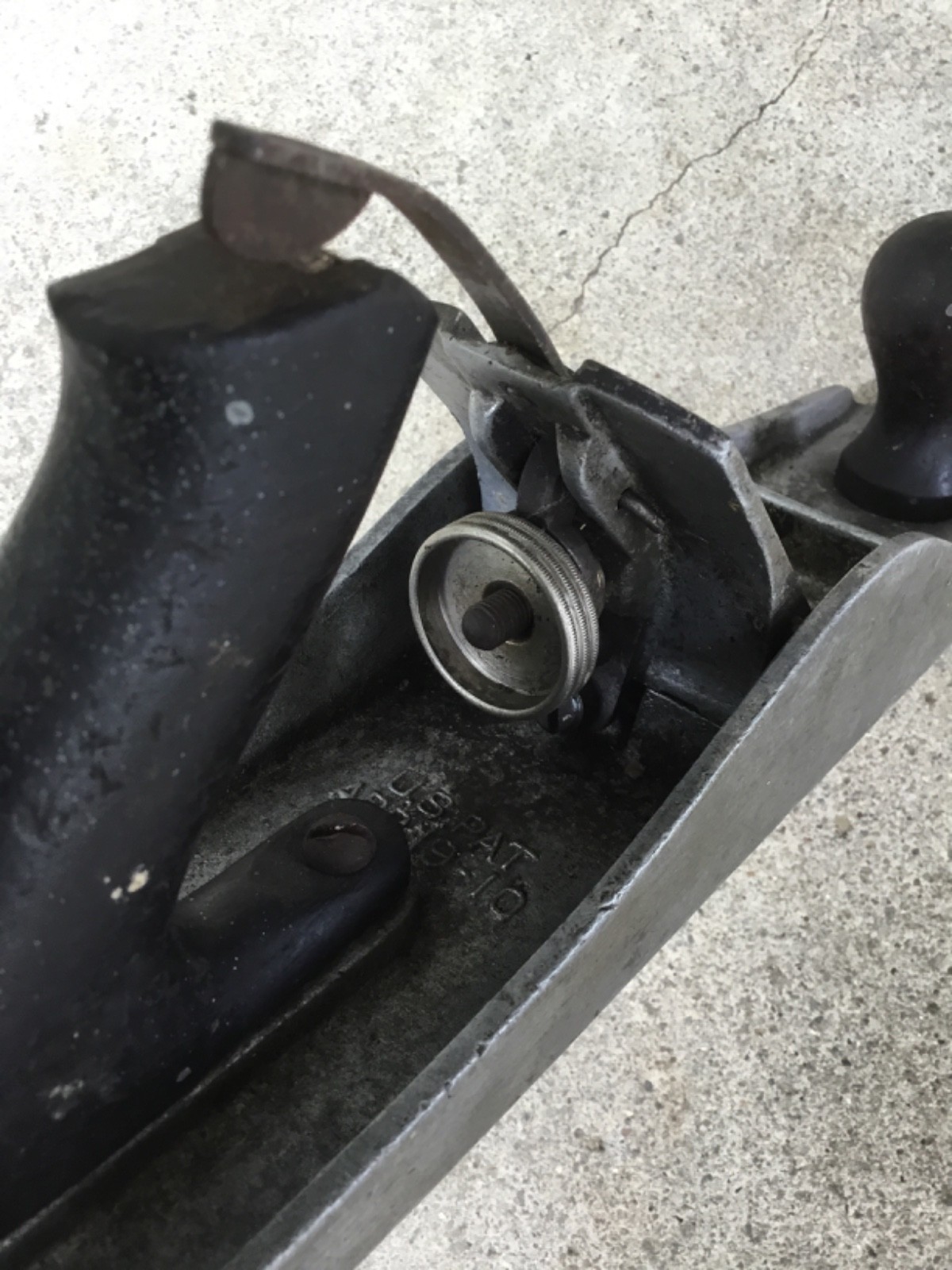 Vintage Stanely Plane No. A6 Aluminum Body Wood Working Tool