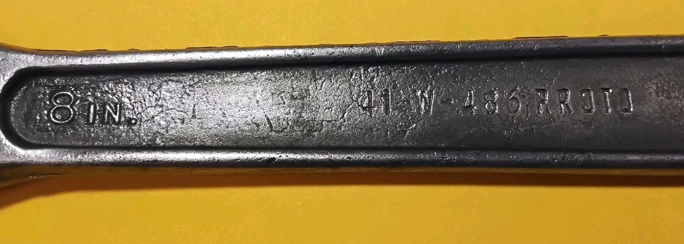 3pc VINTAGE USA-MADE 4″×6×8″ UTICA/ PROTO LA./ CHALLENGER ADJUSTABLE WRENCH SET