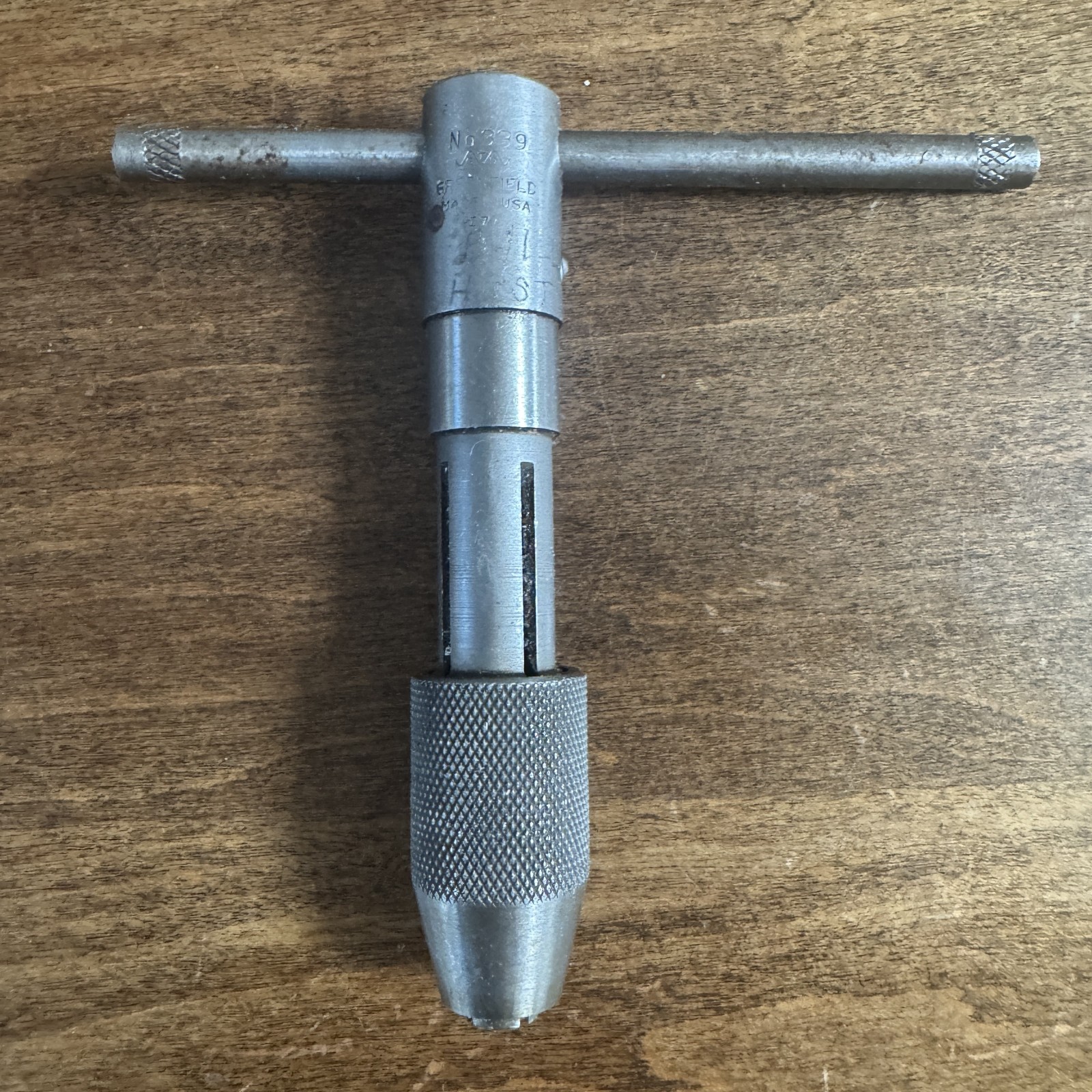 VINTAGE GREENFIELD TOOL & DIE GTD 339 T-HANDLE RATCHETING TAP