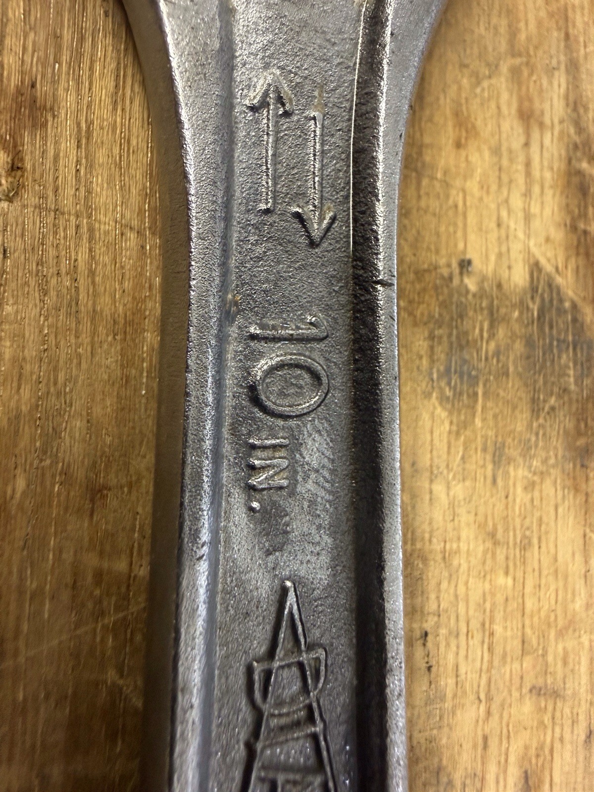 Vintage Diamond USA 10” Adjustable Wrench Diamond Calk And Horseshoe MN