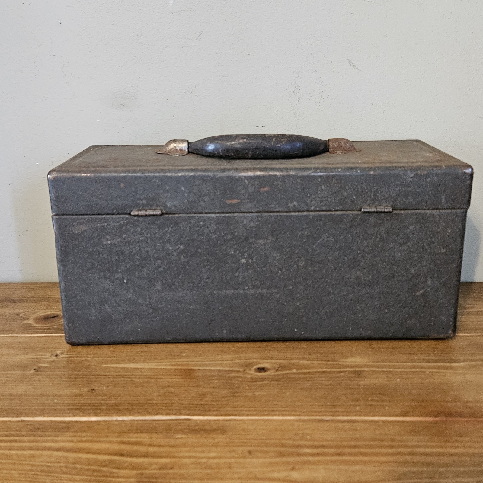 S-K Tools Tool Box SK w/Tray Metal Handle Sherman Klove USA Vintage 14″x6″x6.5″