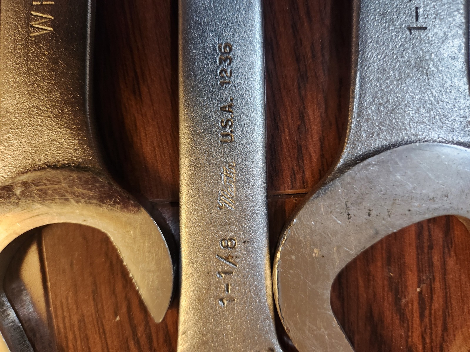 Open End Angle Service Wrenches Various Brand And Sizes.