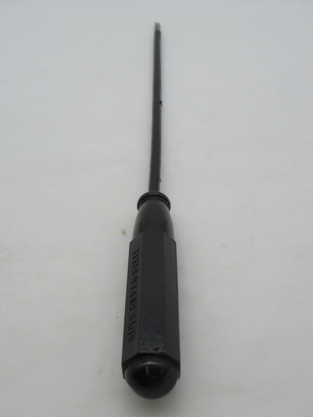 Stunning Vintage 14″ Guys Silver Steel Long Reach Electricians Screwdriver 3/16″