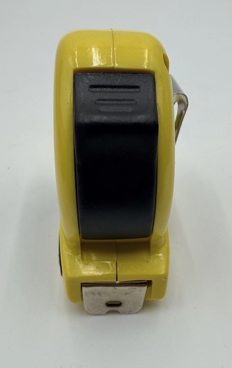Vintage Serta Measuring Tape Yellow 10 Ft Lock Belt Pocket Clip New in Box