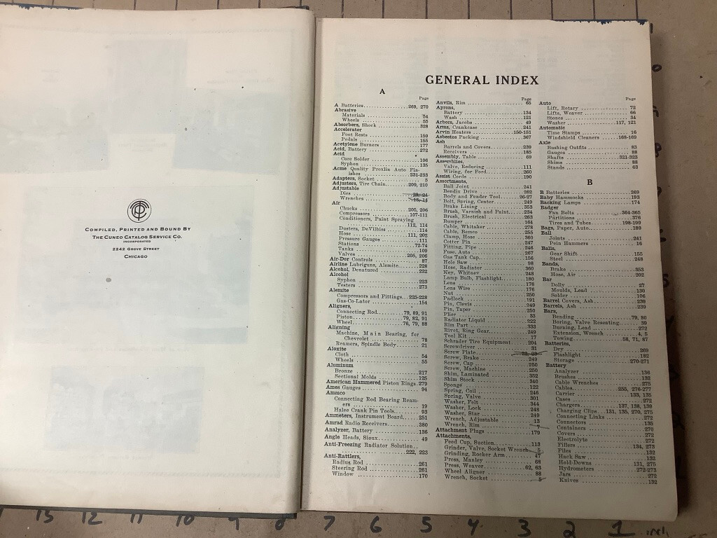 Vintage Catalog: 1928-1929 Automotive equipment WETMORE-SAVAGE #29; 380pgs