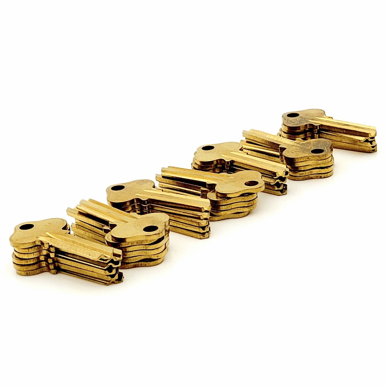 Uscan Lot of 37 L1 (B308 5 Pin L1) Brass Key Blanks Fits Lockwood New Old Stock