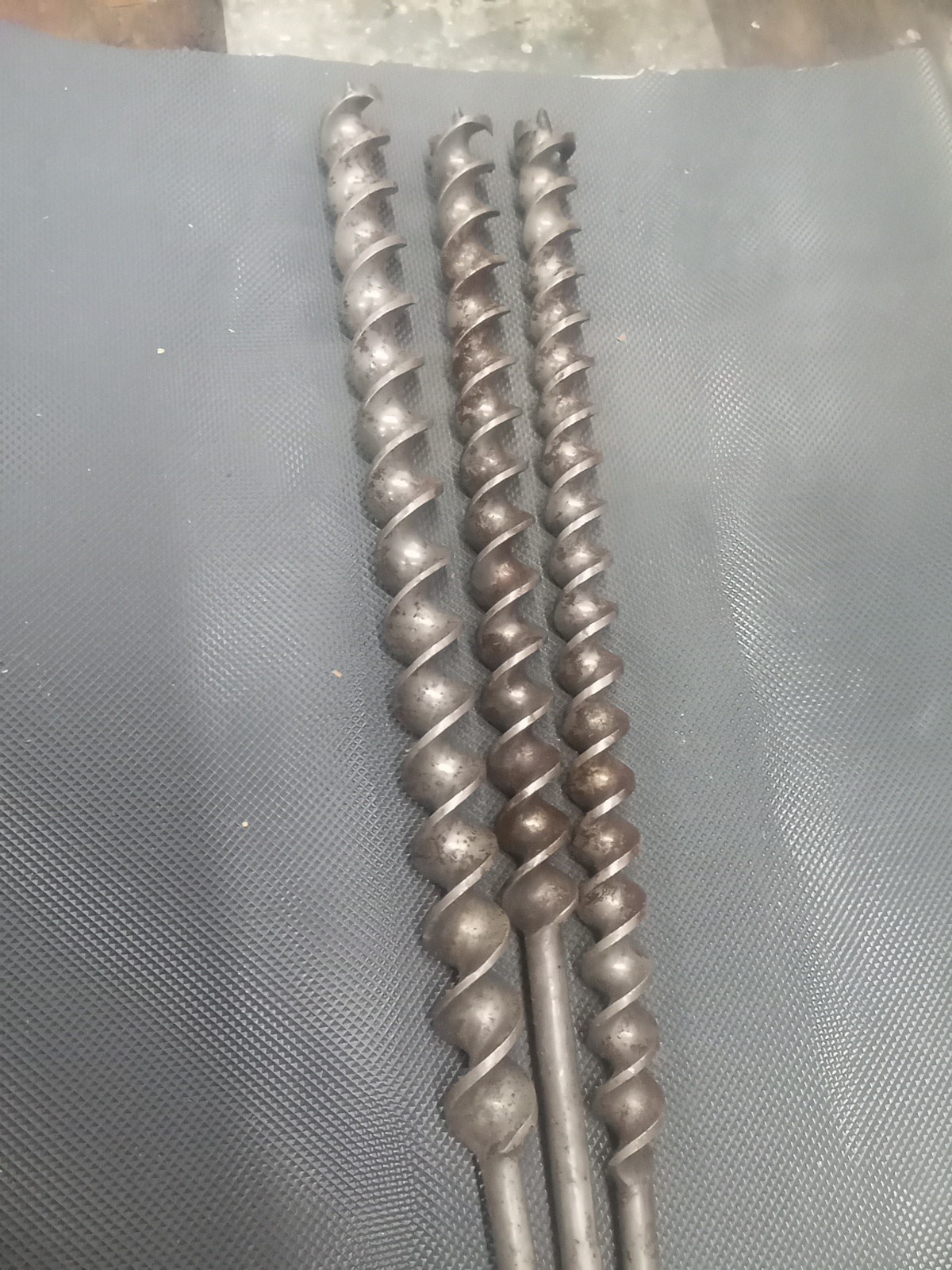 User Set 3x Antiq Extension Auger Bits. Sizes 13-14-15. Snell, Watrous, Jennings