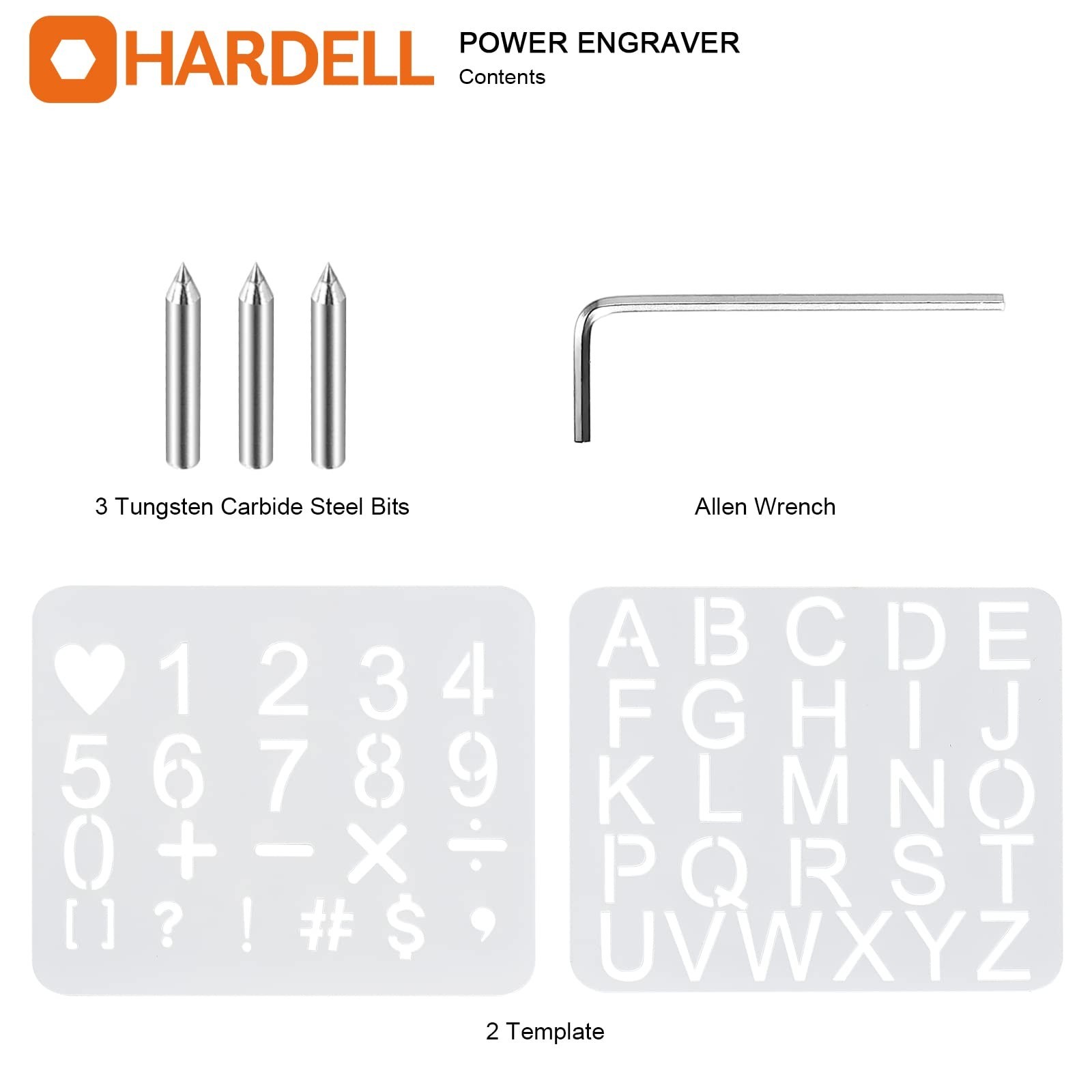 HARDELL 24W Engraving Pen, 5-Speed, Tungsten Carbide Bits, Soft Handle | Incl…