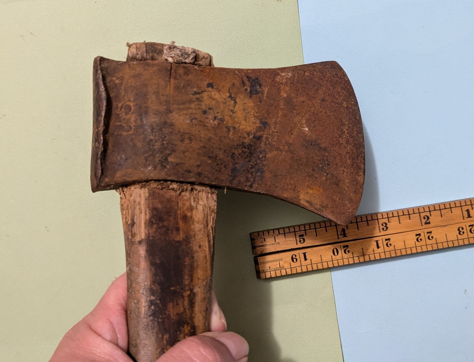 WWII Era US American Fork And Hoe Company 1944 Stamped Hatchet