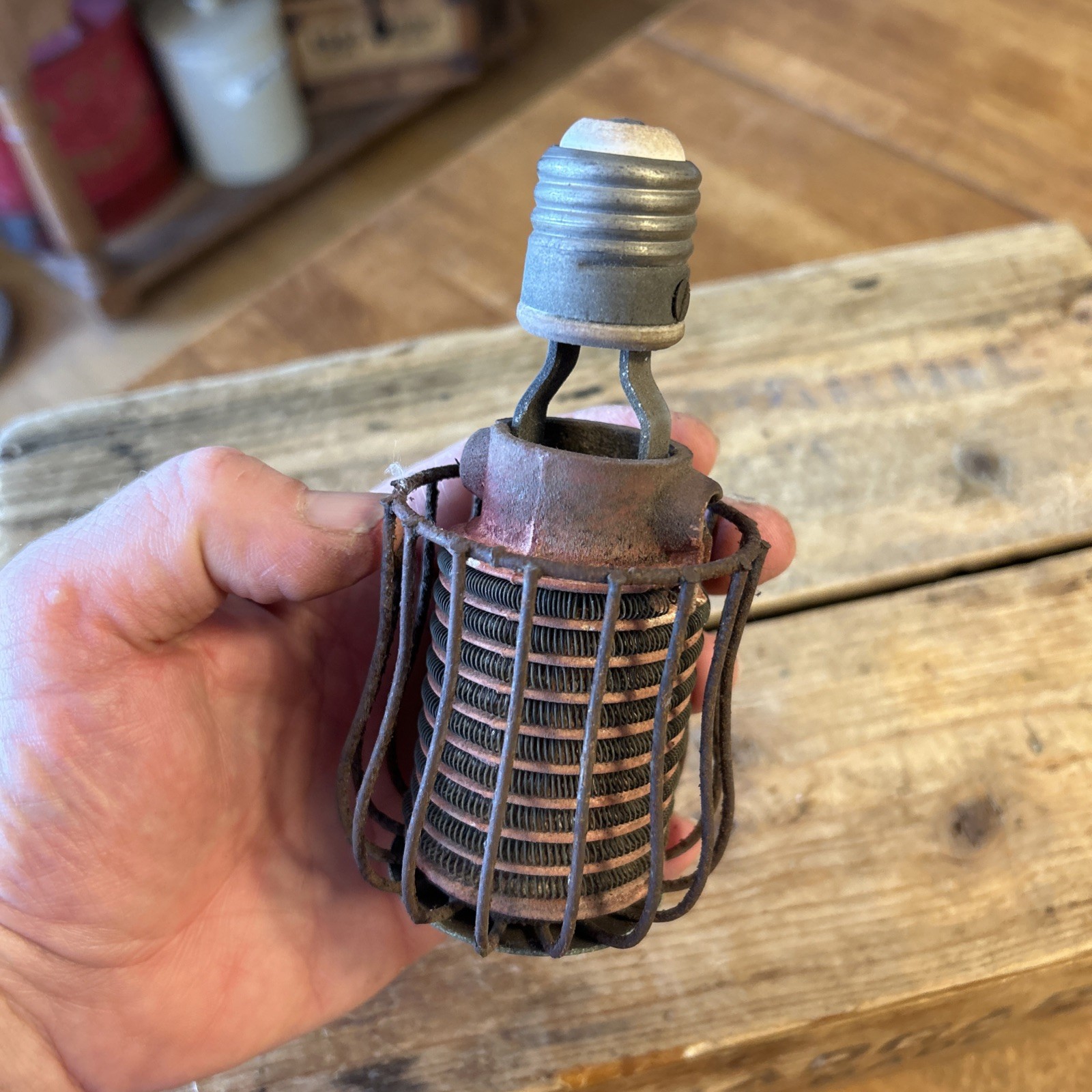 Vintage Ergon Heating Element / Light Bulb Fitting – Untested