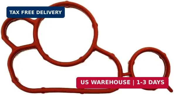 2pcs 06J115441 06J117070, Engine Oil Cooler Gaskets, Compatible with Audi A3 A4