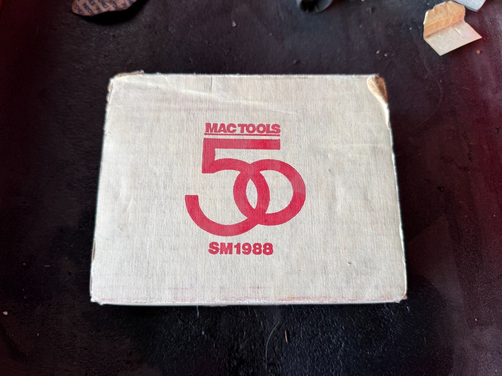 RARE Mac Tools 1988 Collectors Club 50th Anniversary 24K Gold Plated 1/4 Ratchet