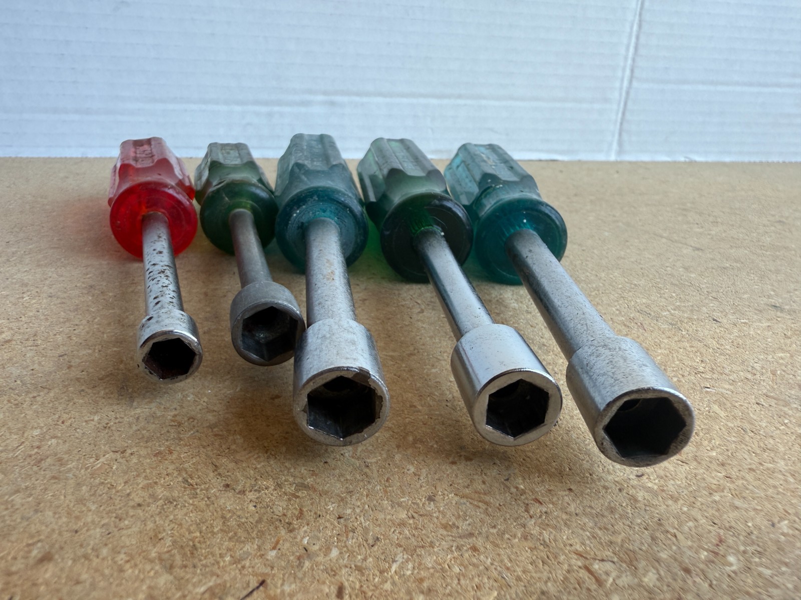 Lot Of 5 Vintage Xcelite Hollow Shaft Nutdriver MADE IN USA