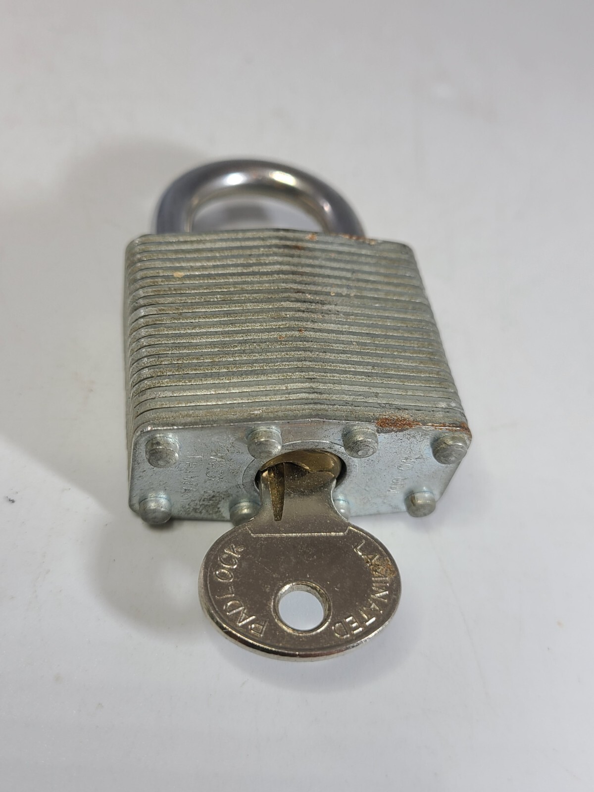 Vintage Cycle Pro Padlock With Key 40mm Hardened Taiwan 2-3/8″