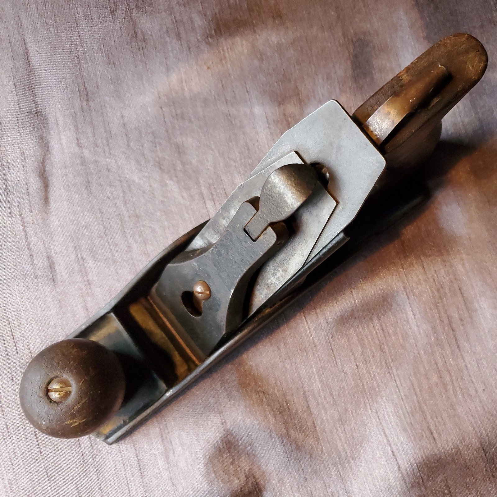 Vintage MALFIN Woodworking Planer 9” Carpenter Wood Craft Americana Quality USA