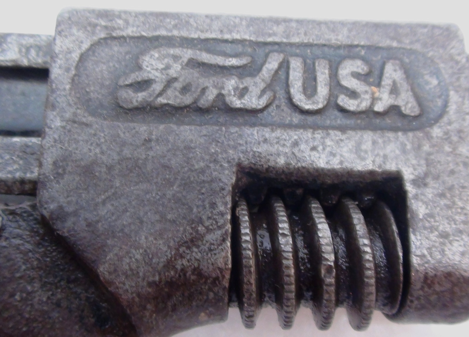 FORD Script Vintage Automobile Adjustable Wrench, Opens to 2-1/2″, Made in USA