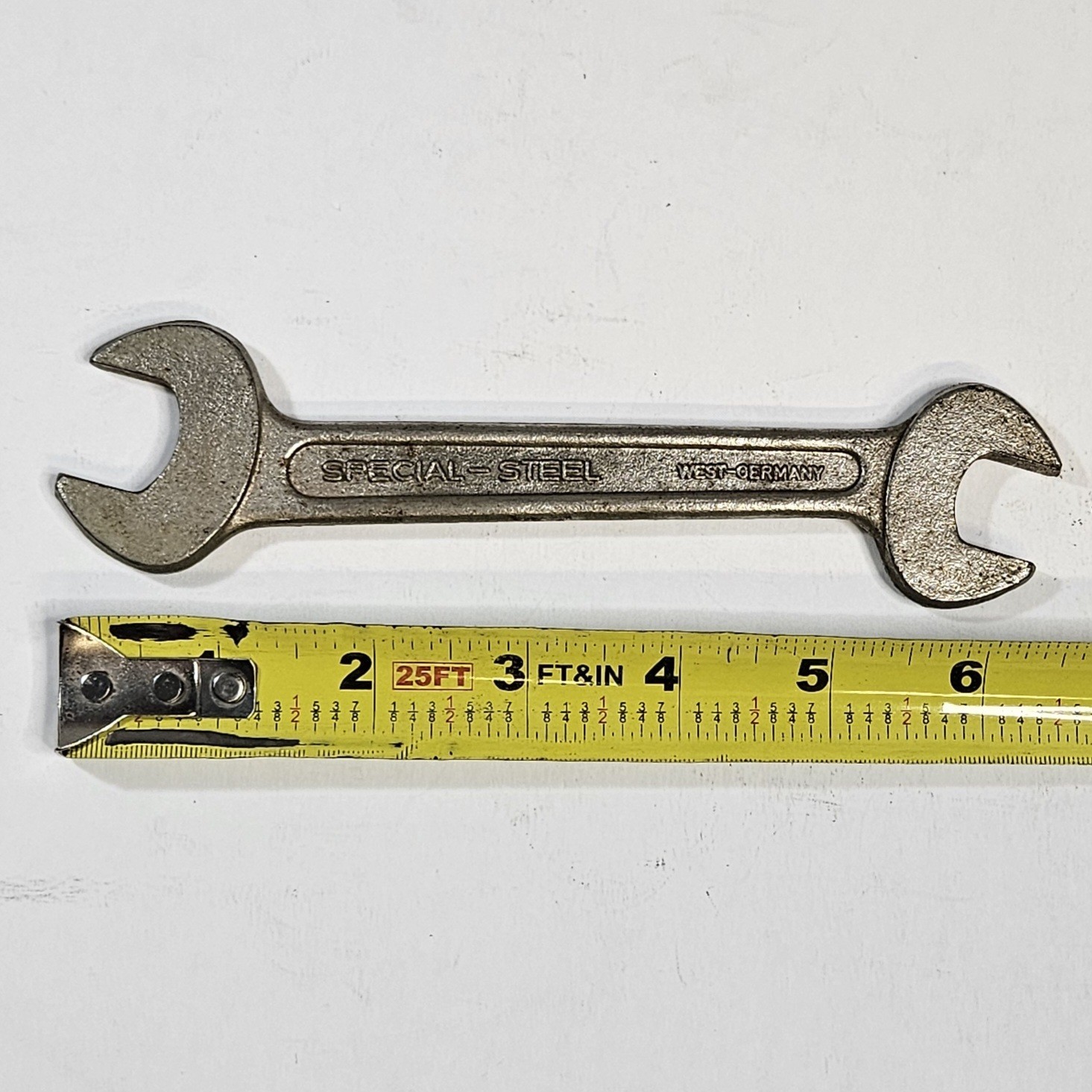 Vintage Superslim 5/8 X 3/4 Double Open End Wrench West Germany Dropped Steel