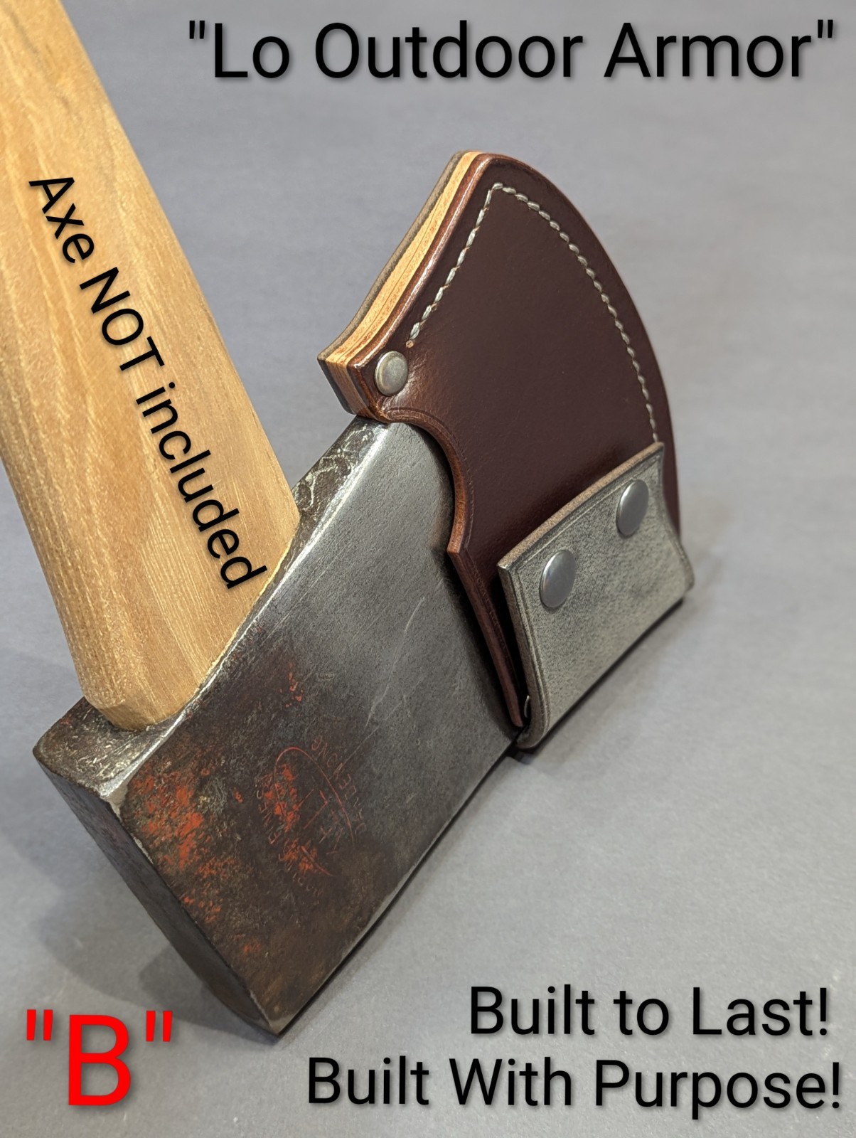 Kelly Dandenong (Australia) Tassie Axe Handmade Leather Axe Mask “Only” Read Des