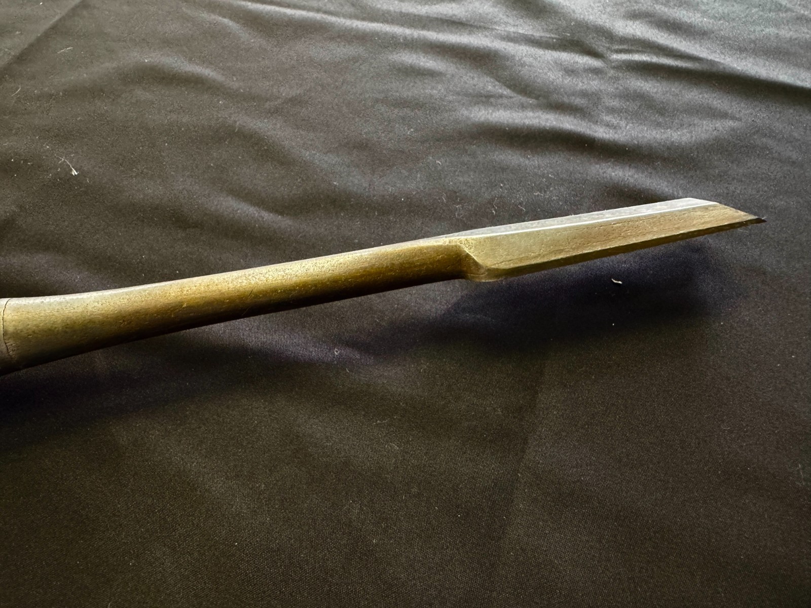 Vintage Japanese Nomi Chisel Used By Japanese Carpenter Showa Era Sharp Tooln 15