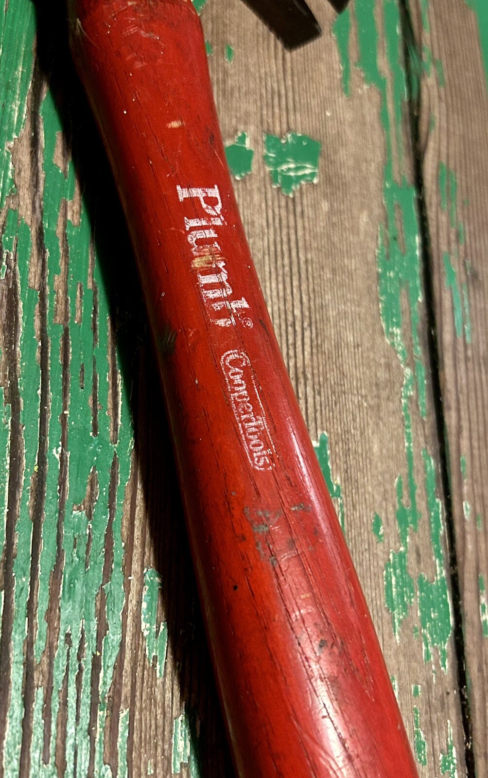 Plump CooperTools Red Wood Handle w/ Forged Claw Hammer