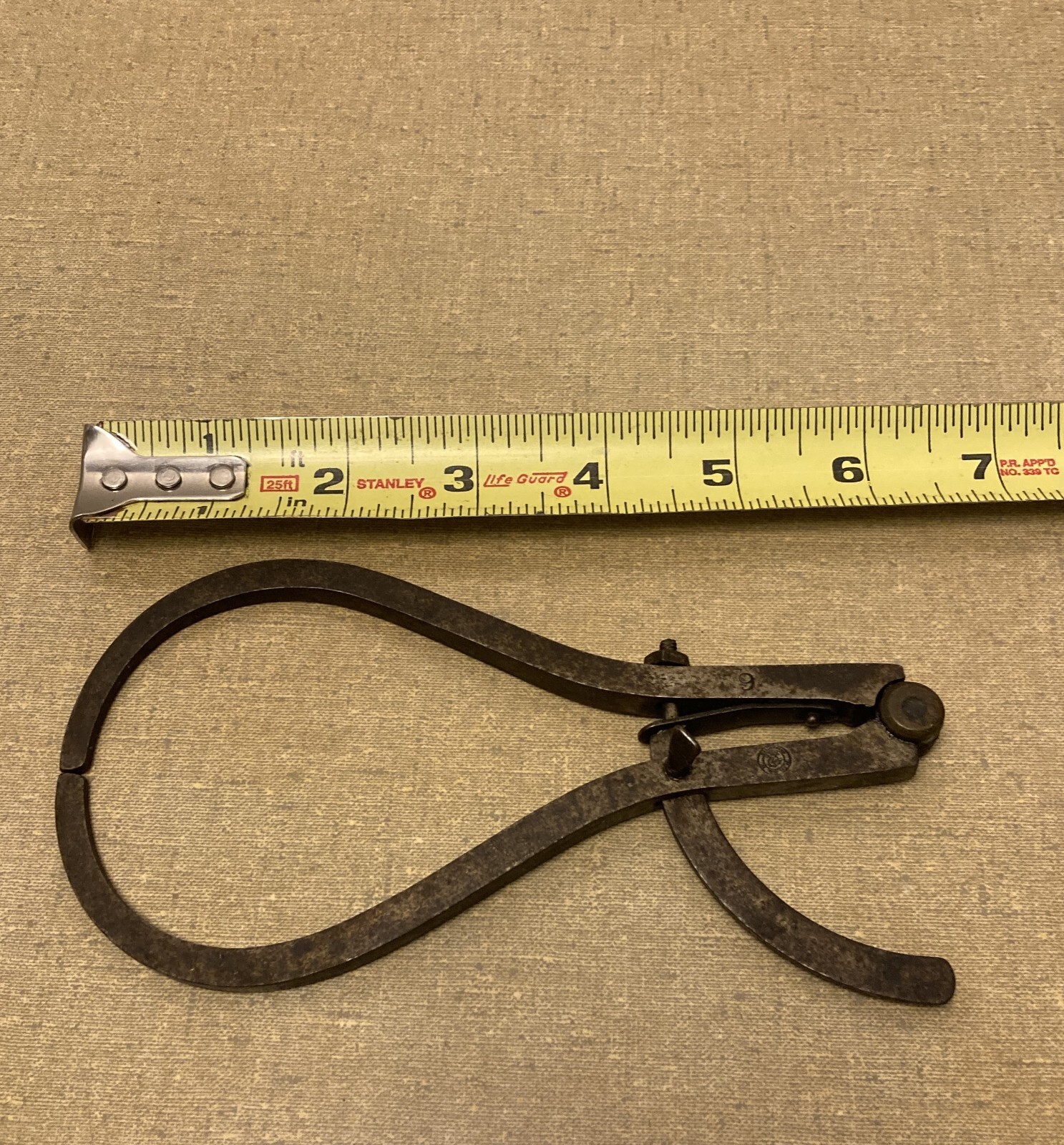 Antique #6 Peck Stow & Wilcox (P.S. & W) Outside Caliper (7 inches)