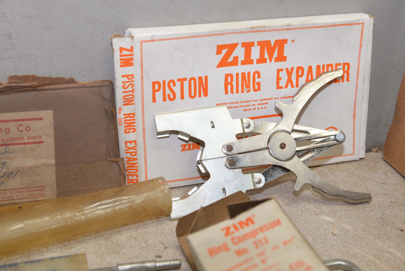 Huge Model T A flat head Ford tools Zim SD-2 original boxes collectible auto lot