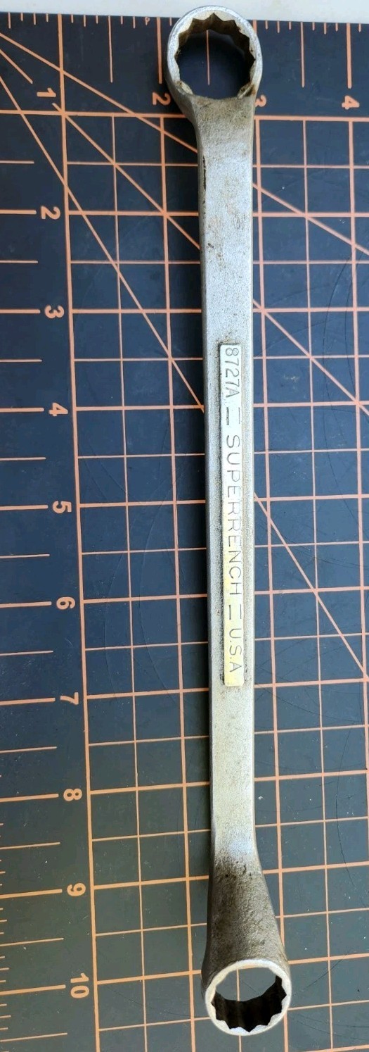 J.H. Williams Superrench 8721A 11/16 x 5/8 Offset Box End Wrench USA