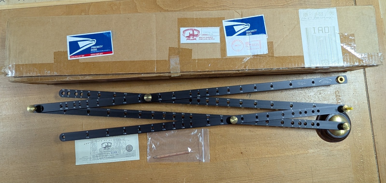 Rare Bridge City Tools PG-27 Pantograph NOS ’01 limited edition Signature Series