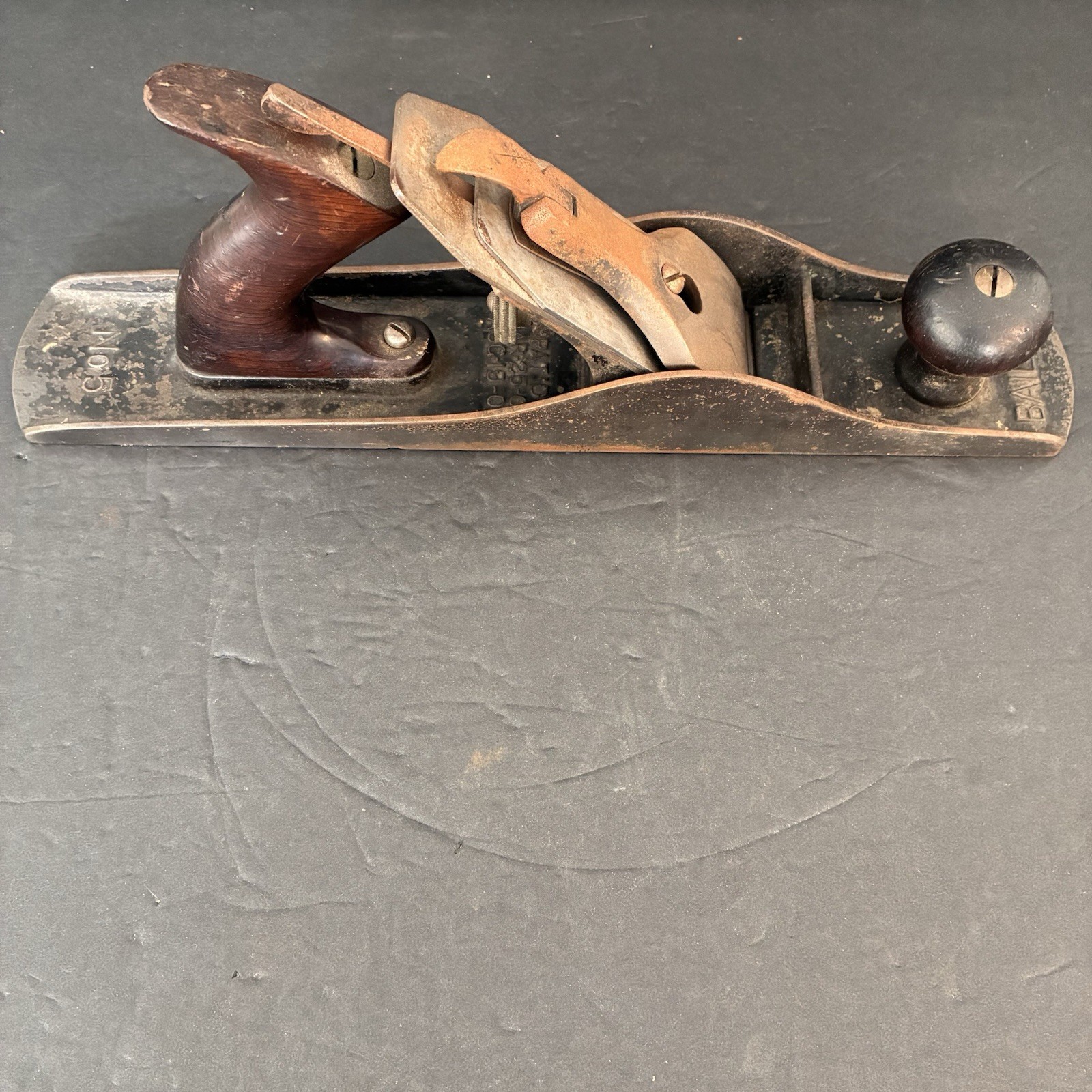 Stanley Bailey No 5 Wood Plane Corrugated Bottom 14″ PAT’D Mar 25-02 Aug 19-02