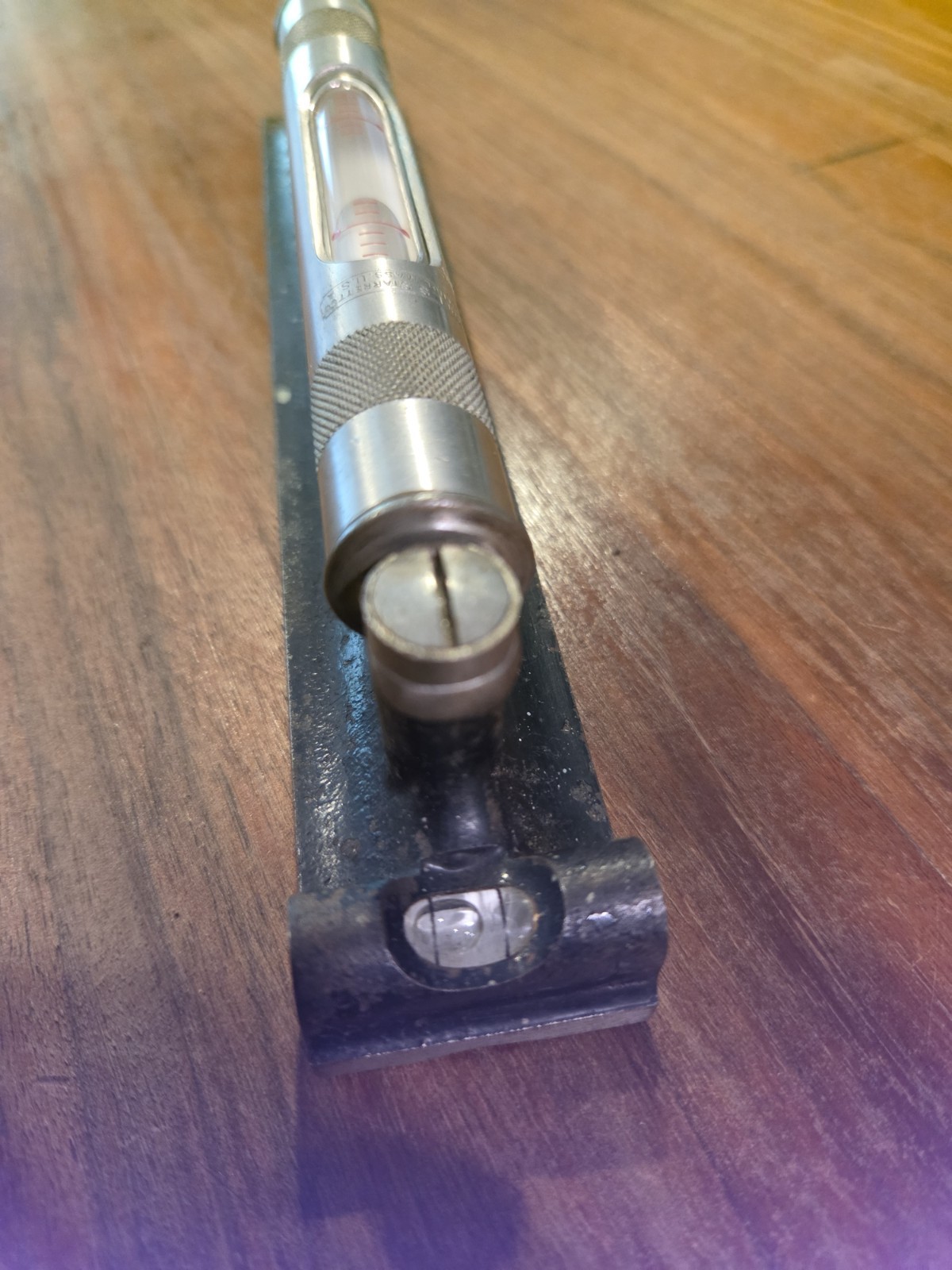 Vintage The L.S. Starrett Co., Athol Mass USA Bubble Level Machinist Level