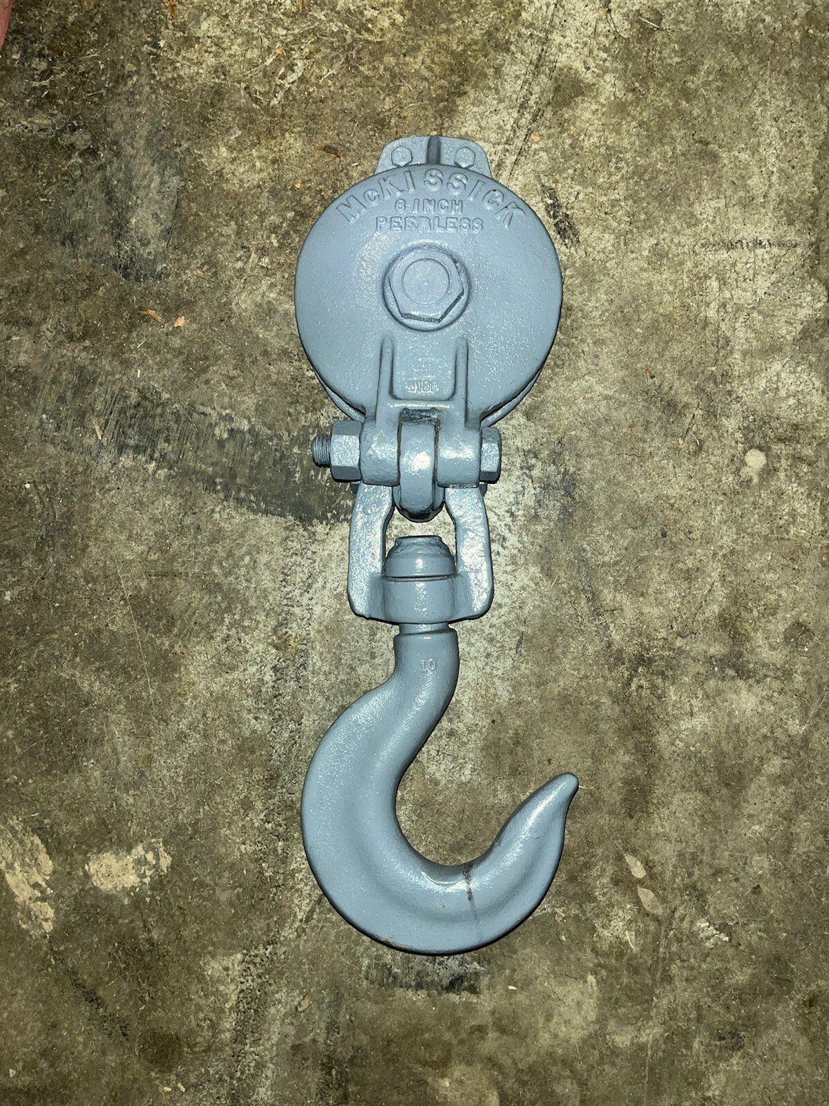 Antique Mckissick Hook And Pulley Rare! Works Perfect Great Quality