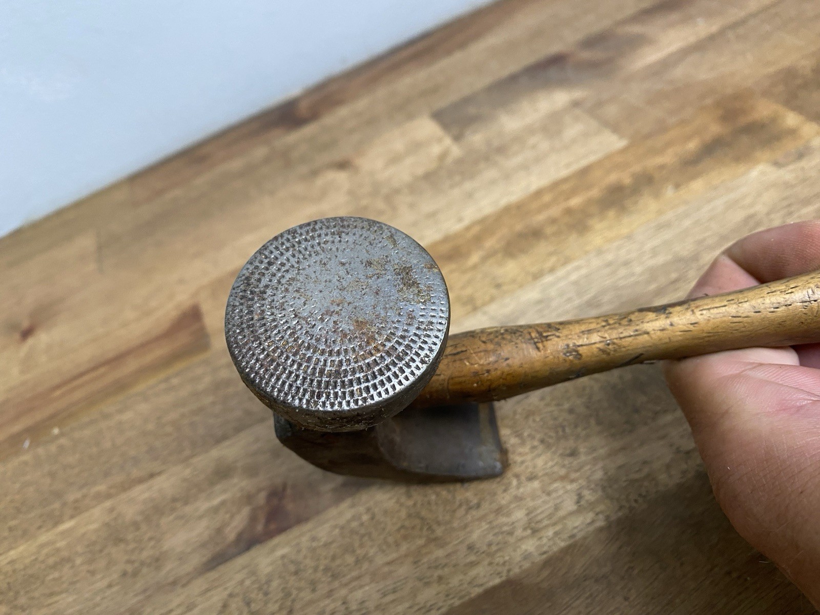 Vintage Hammer Crispin NO 3 Hand Forge Tool Steel Whitcher Boston Cobbler