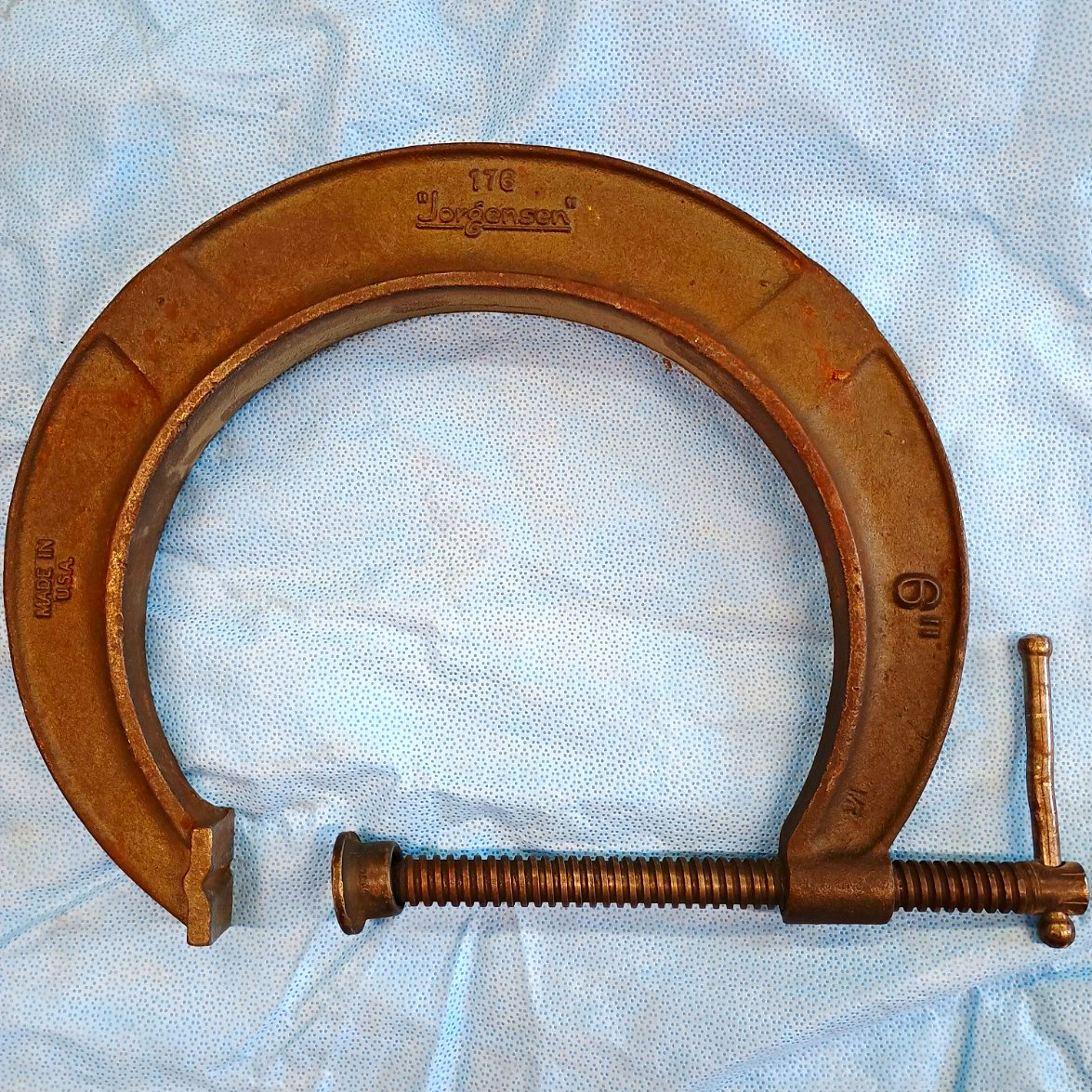Jorgensen 6″ #176 Deep “C” Clamp Made in USA