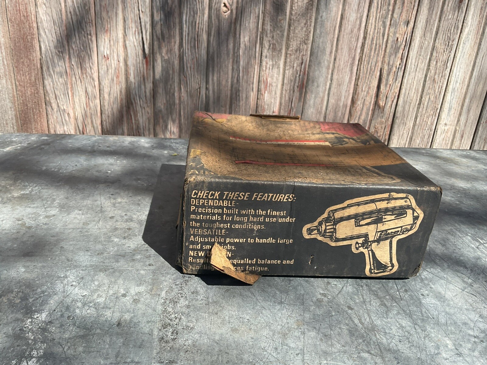 Vintage Snap On Tools Air Impact Wrench Box Only