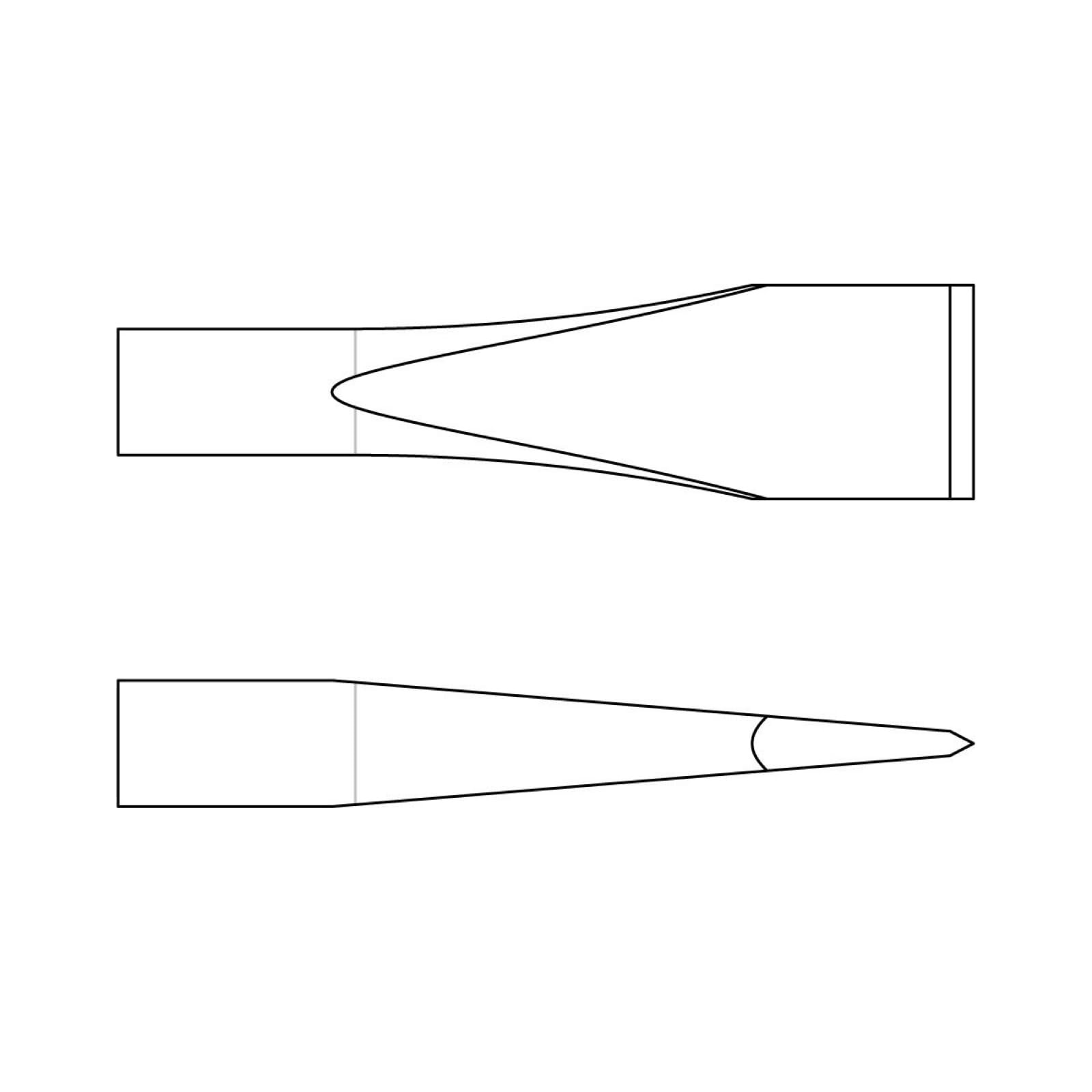Chicago Pneumatic A046073 Flat Chisel 3/4 x 7 Inch 19 x 180 mm Long, 0.401 …