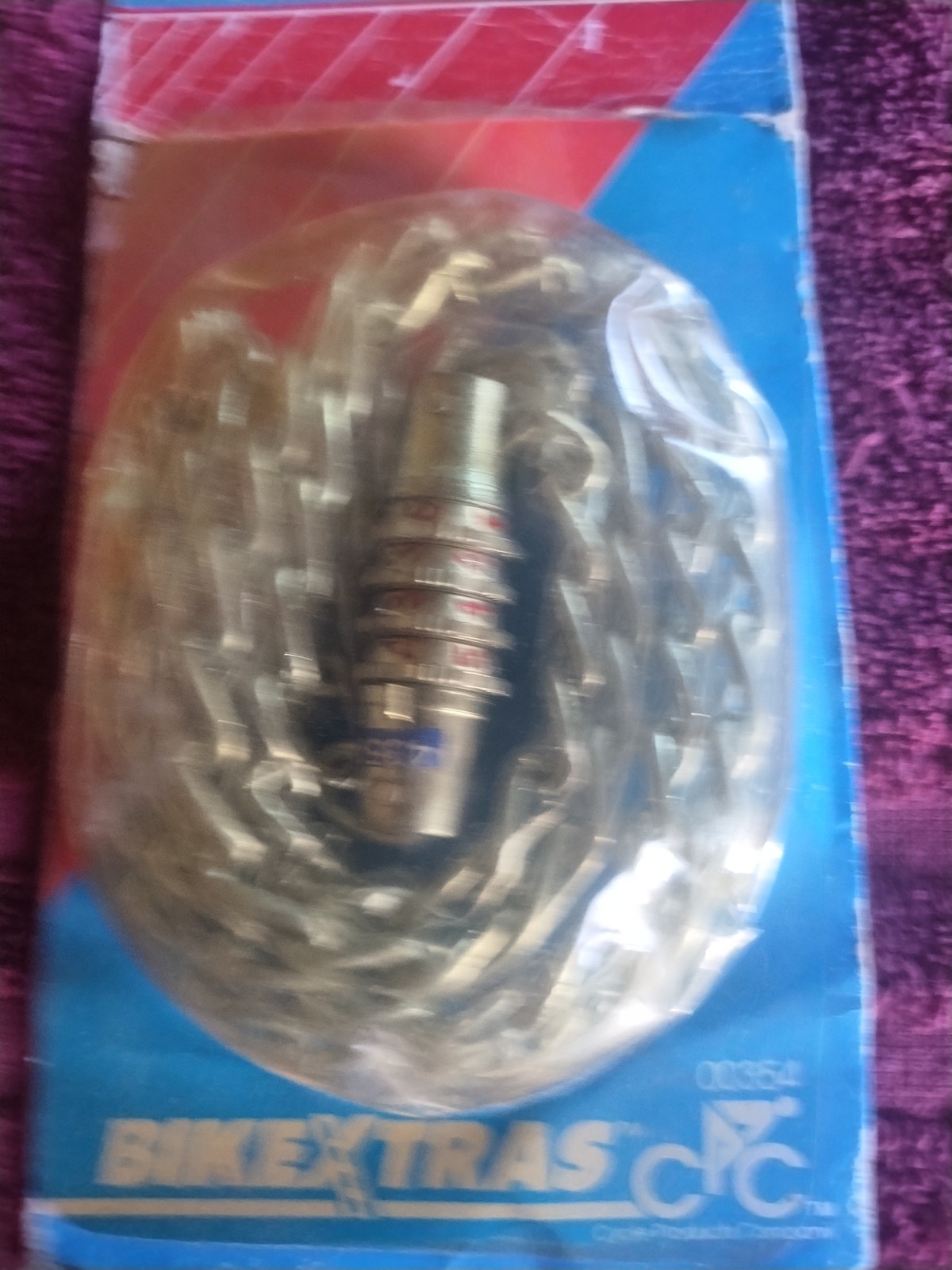 Vintage Bikextras 3′ Clear Tube Chain Combination Lock