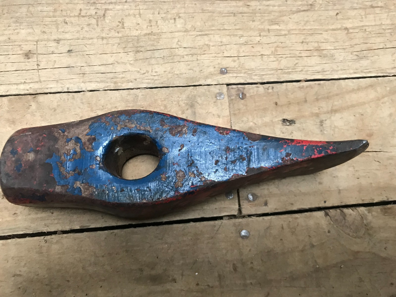 Vintage Thick Log Splitter Maul Drop Forged 8 1/2″ Tall x x 3 1/4″ Edge 6 lb. +