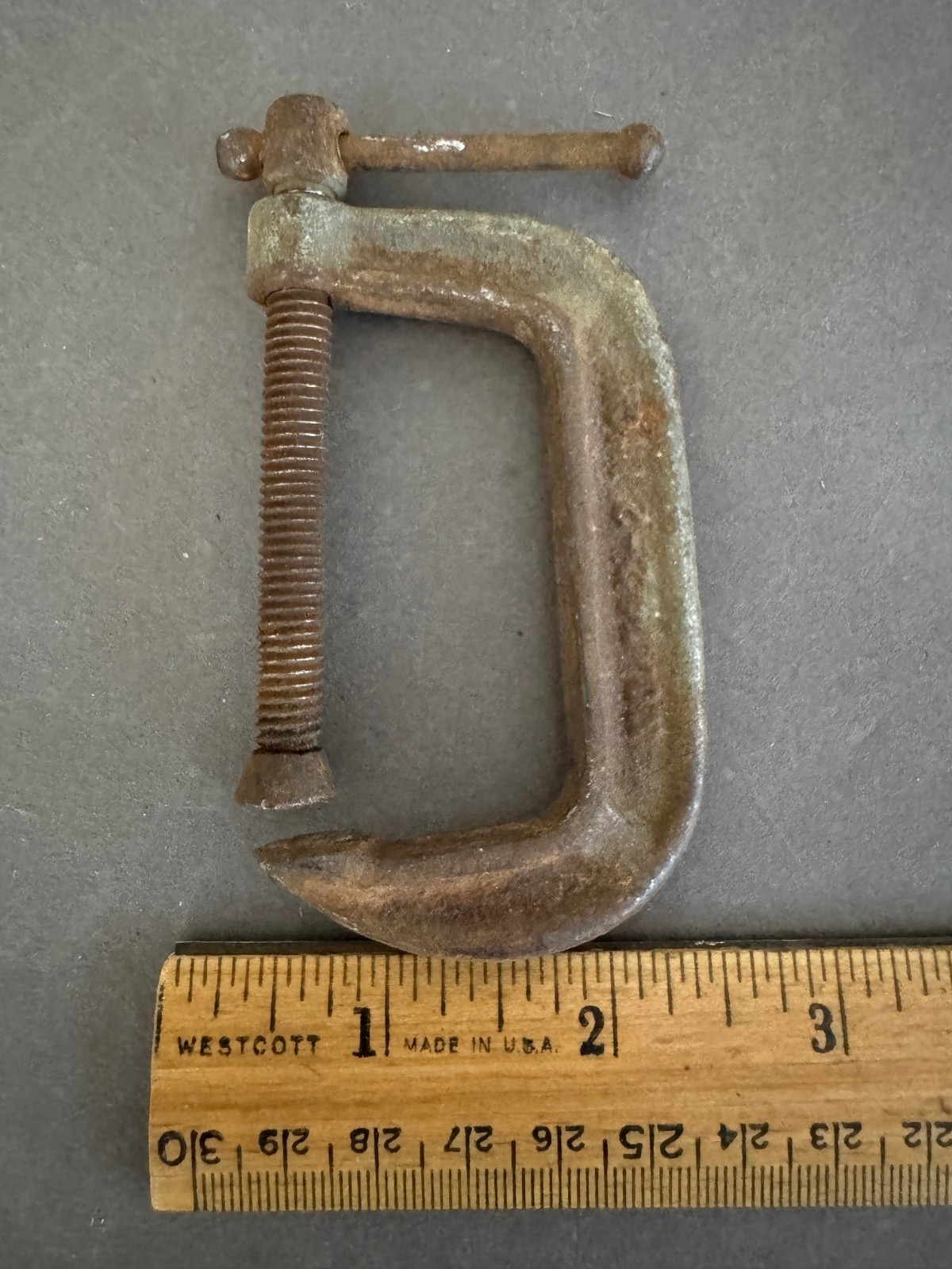 LOT OF 7 MACHINIST VARIOUS SIZE C-CLAMPS KLEIN, CINCINNATI, B&C, ALLTRADE VTG