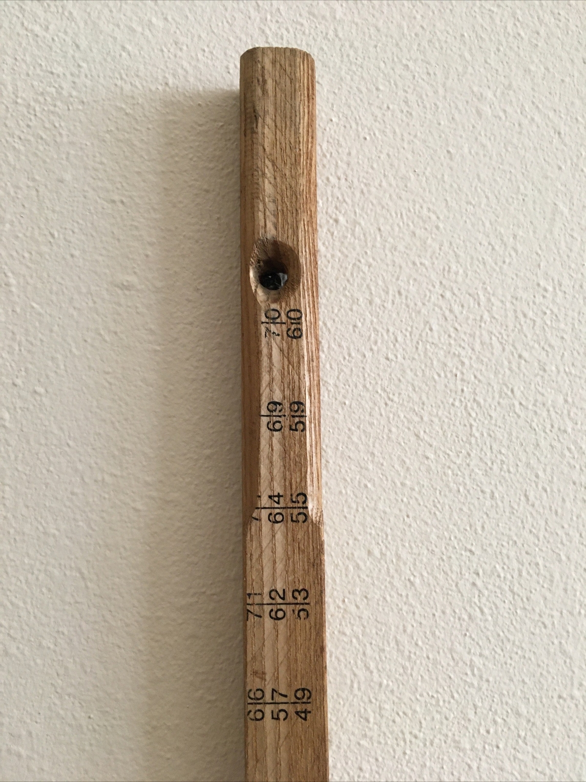 Vintage KASCO BANDSAW SAWMILL Lumber Log Board Stick Foot Logging Wood Tool Rule