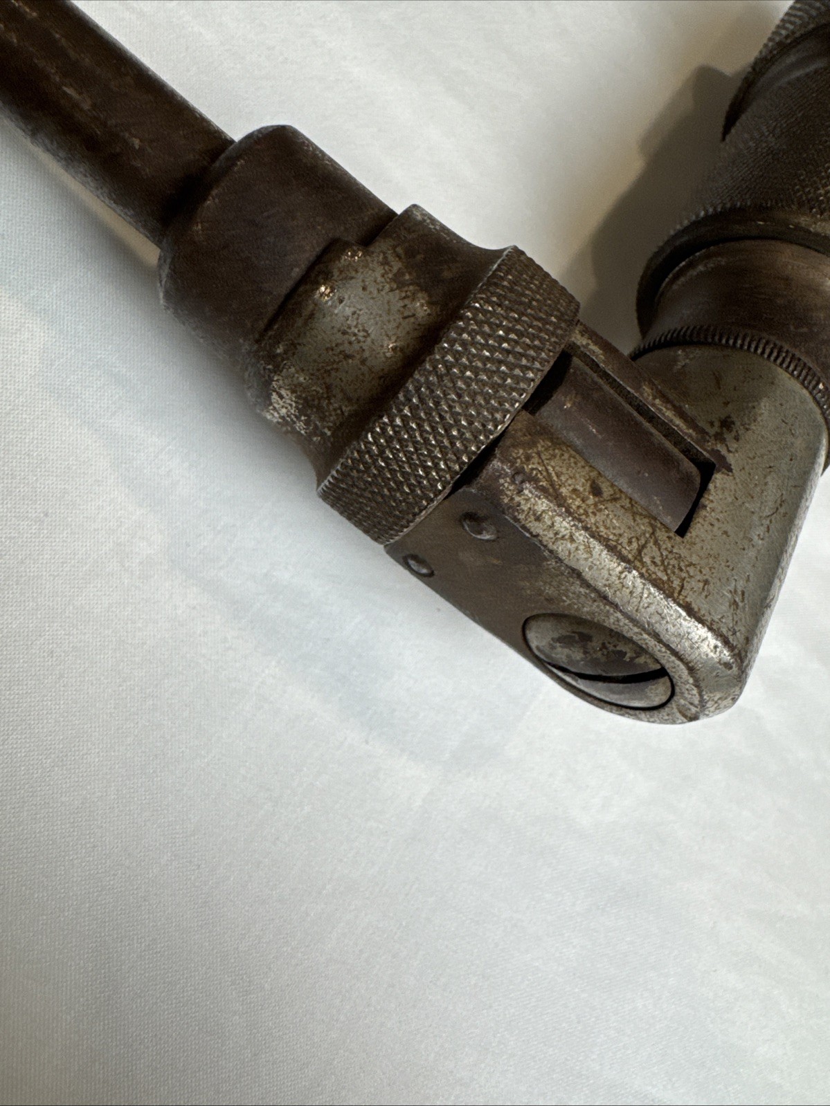 John S Fray Company No. 104 Hand Drill Bit Brace Antique Vintage