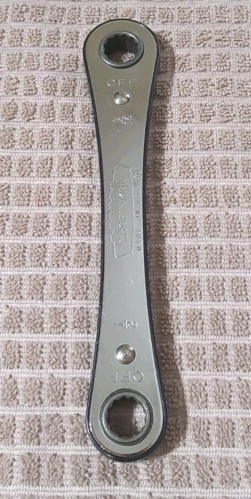 Lot of 8 Craftsman-Sears USA Combination Metric-Sae Wrench lot of Vintage Tools