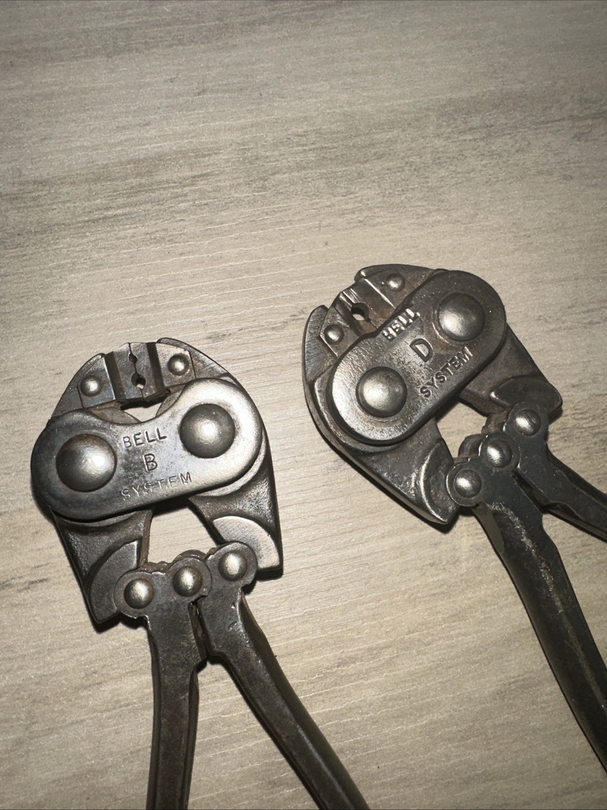 H. K. P. Inc. Porter Bell System B & D Crimpers Pliers 6 Inches Long. 4 Total!