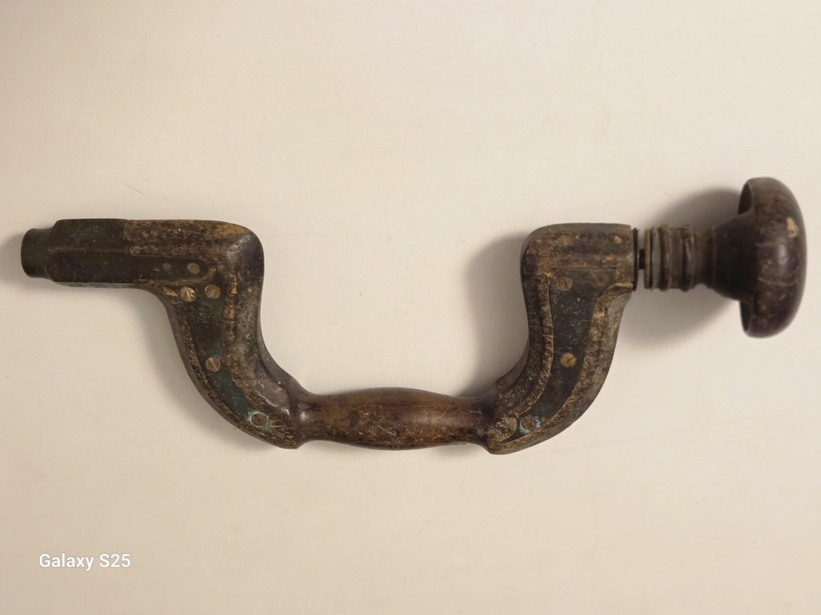Moulson Brothers Antique hardwood brace Spares Repairs Only ! Damaged 🇬🇧